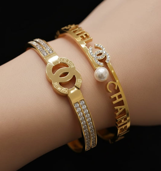 Chanel Set of 2 Bangles
