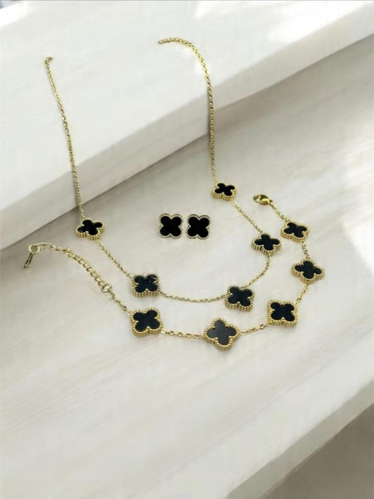 Van Cleef Black Mala Set